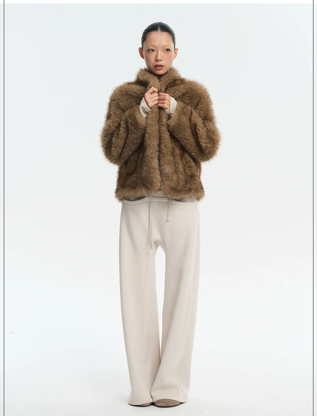 LINY LIBERTY Vintage Loose Plush Jacket