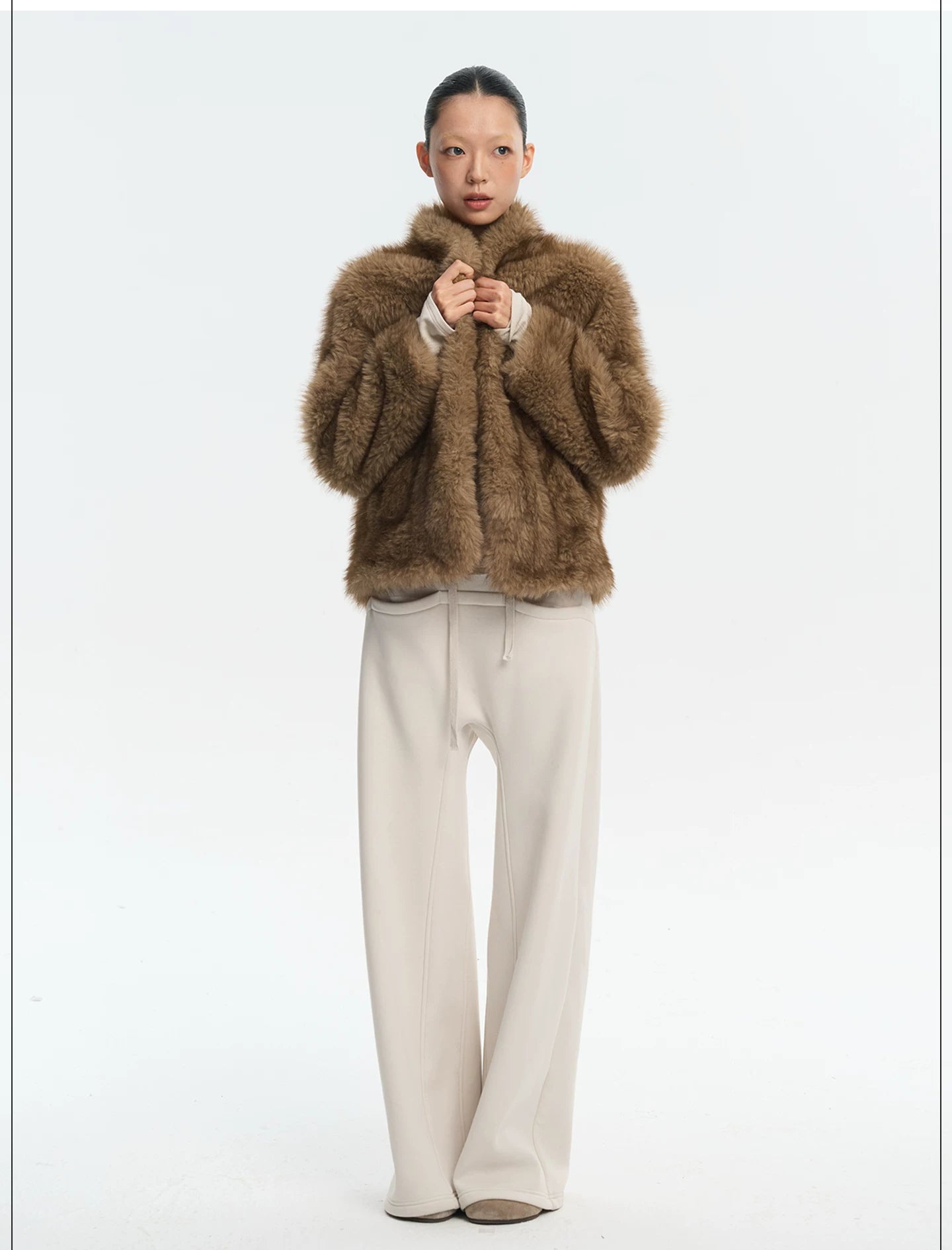 LINY LIBERTY Vintage Loose Plush Jacket