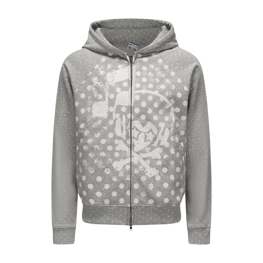 PAIKI Polka Dot Earphones Skull Music Note Jacket