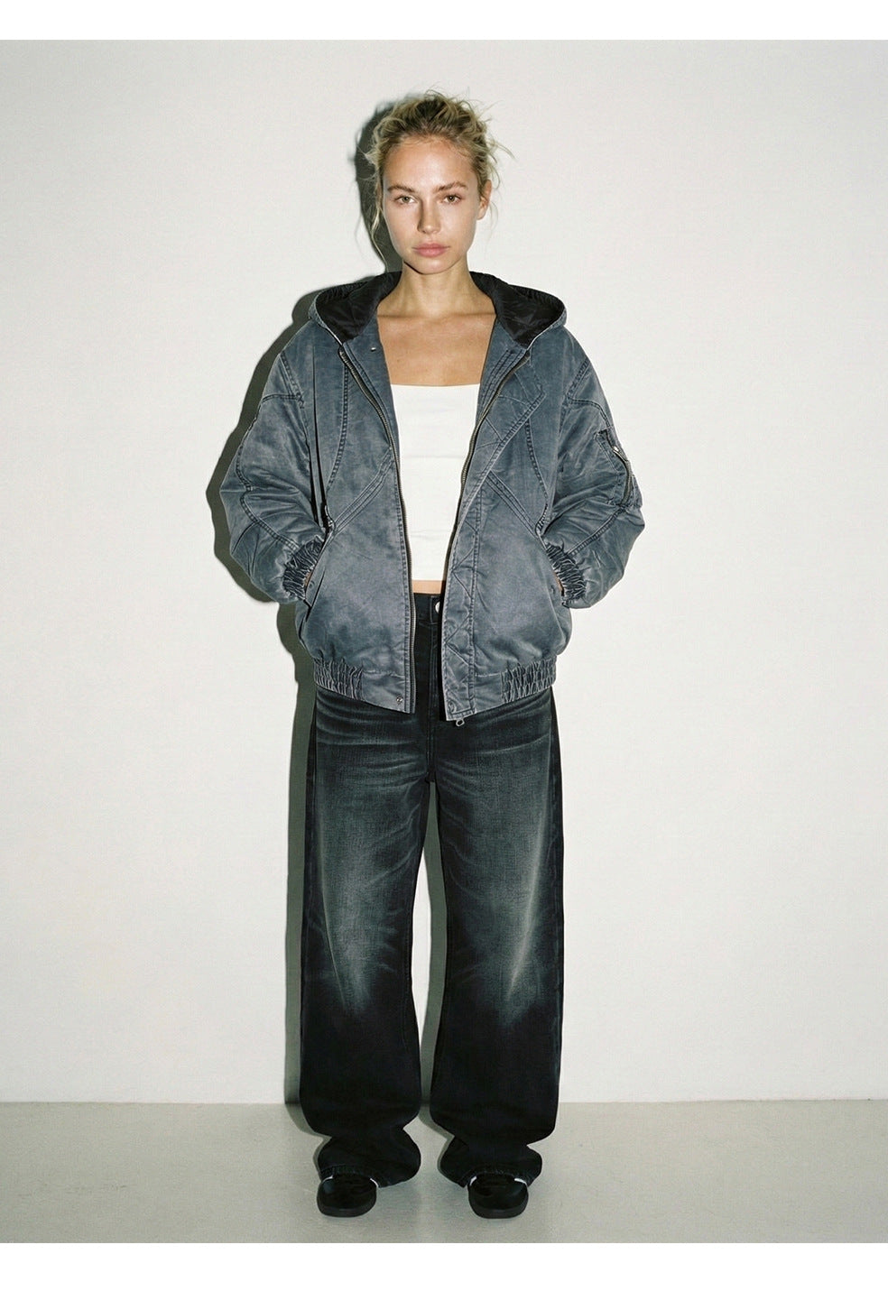 MADEEXTREME Hooded Thickened Warm Cotton Jacket