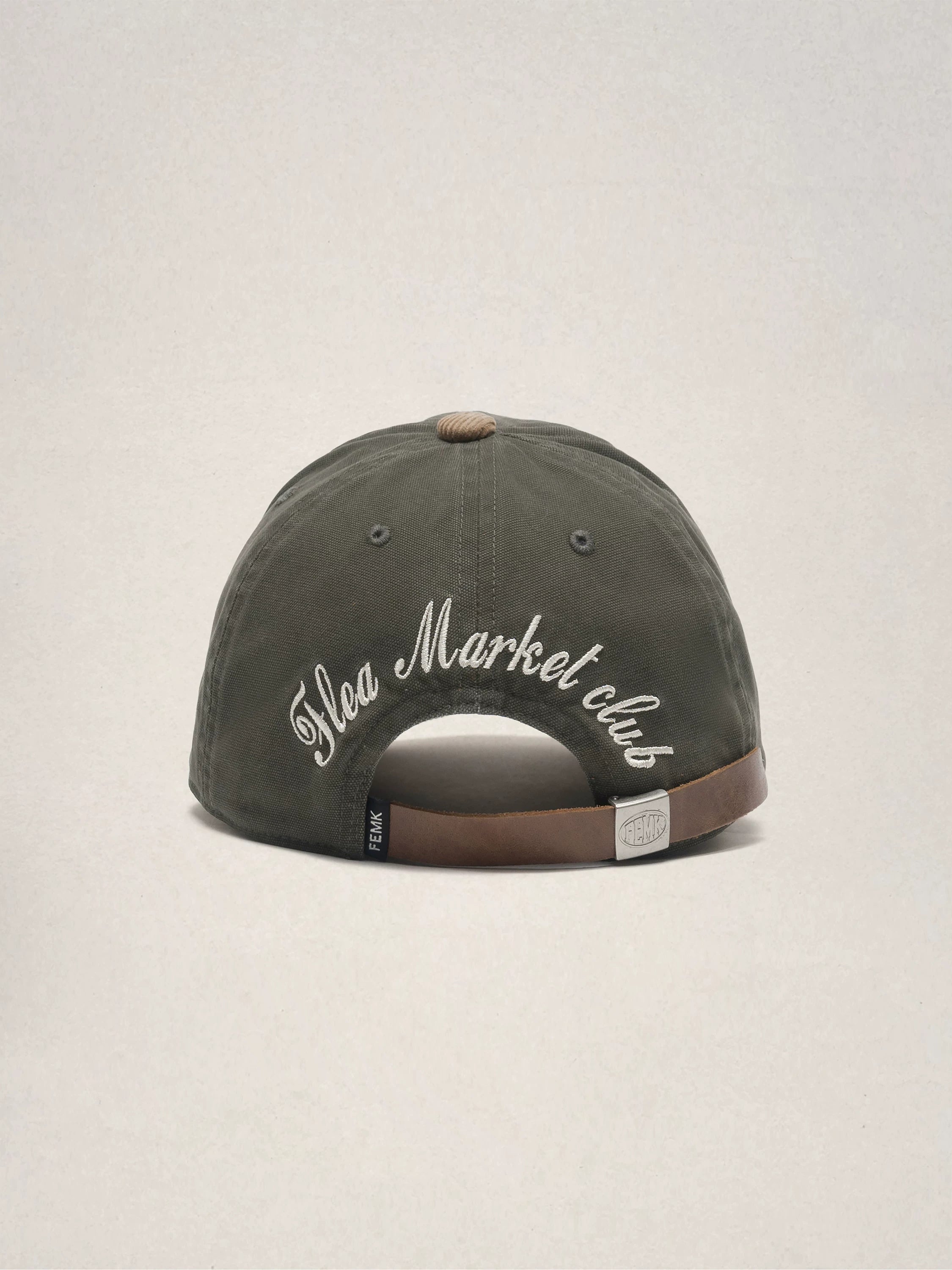 Fleamarket Vintage Color Matching Alphabet Embroidered Casual Baseball Cap