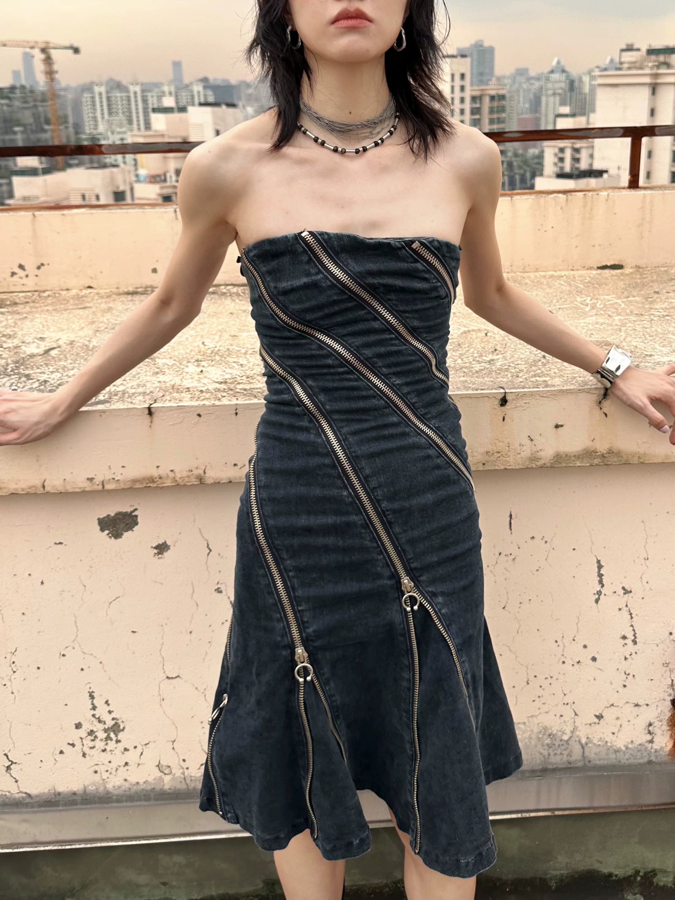 Enteralt High Stretch Comfortable Tube Top Dress