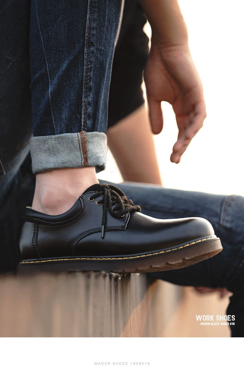 Maden British Soft Bottom Low Top Martin Boots