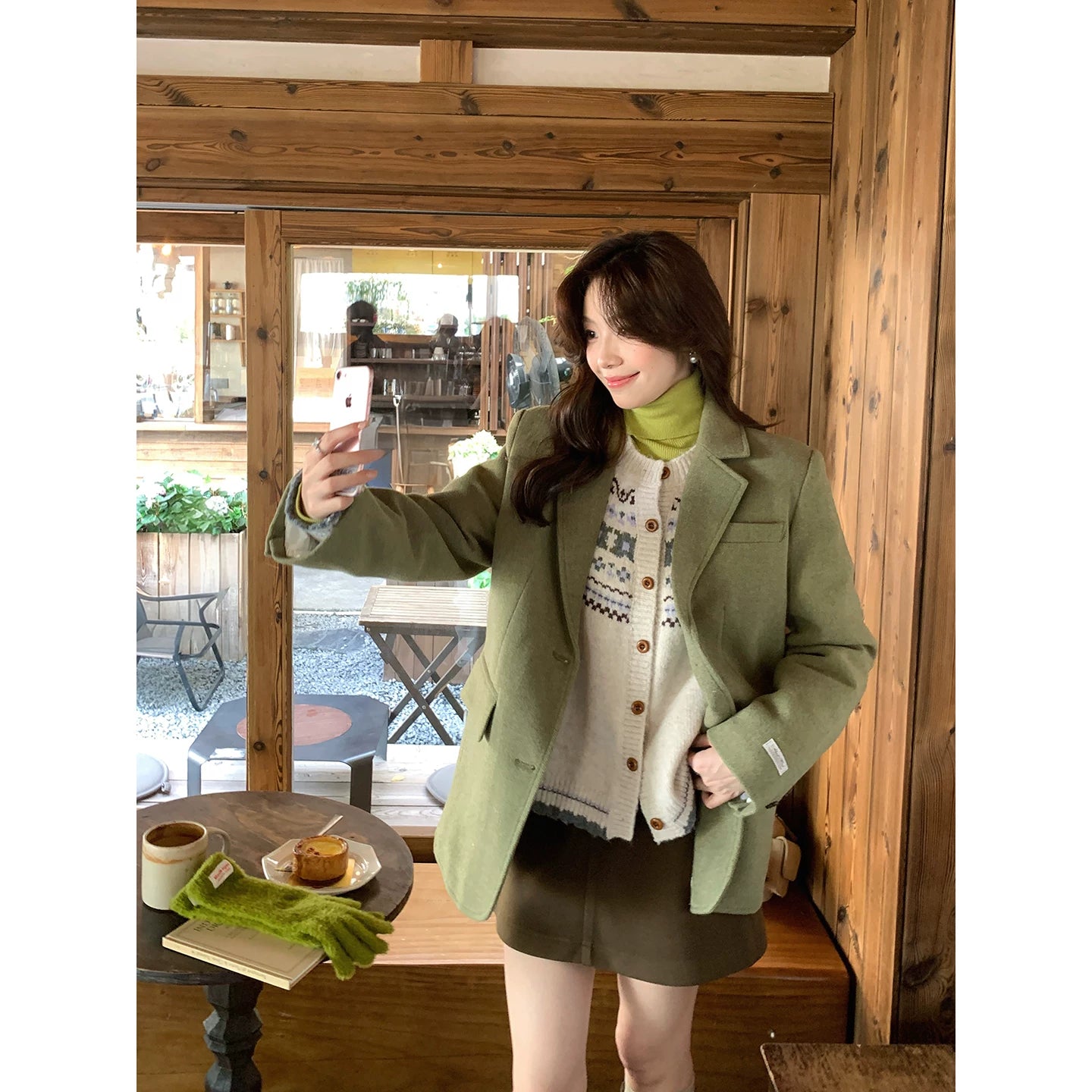Even Thickened Woolen Blazer