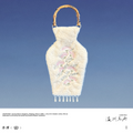 LOUMUTAKU Vine Bamboo Flower Embroidered Fluff Tote Bag
