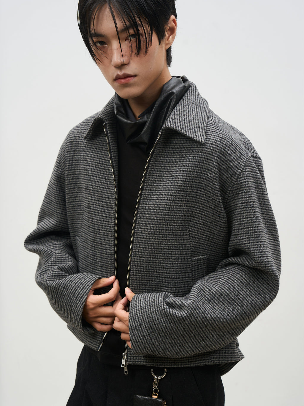 SOUTHFISH Korean High-end Retro Polished Short Jacket