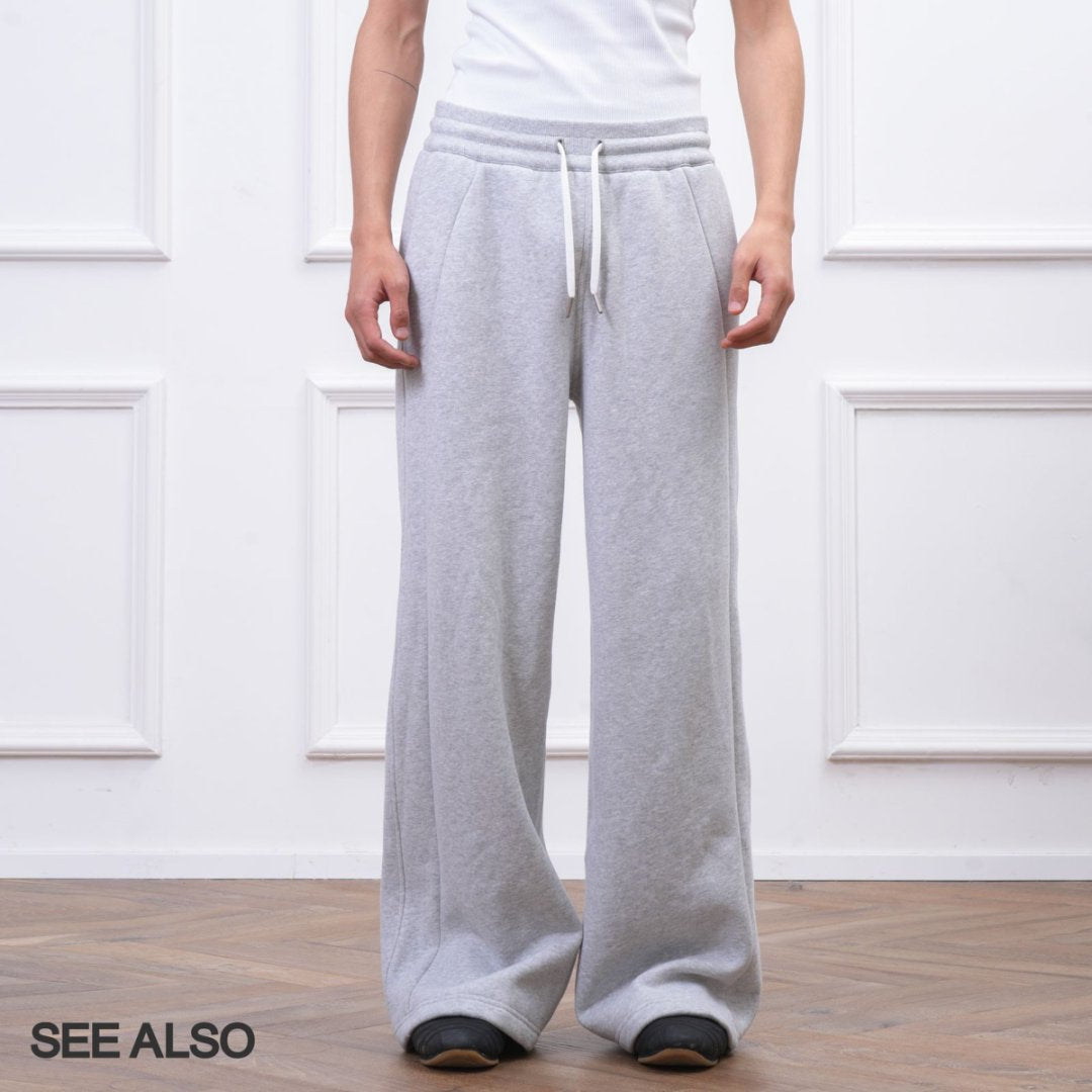 SEE ALSO 25ss "Plain Luxury Aesthetics" Deconstruction Design Profile Sweatpants SA063