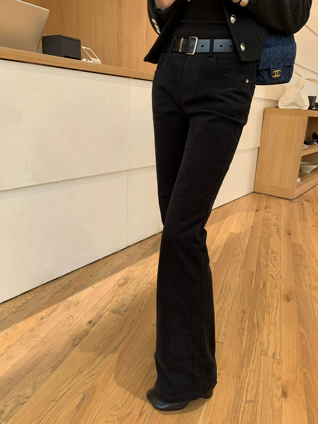 YOUNG KYLIN Skinny Straight Casual Pants