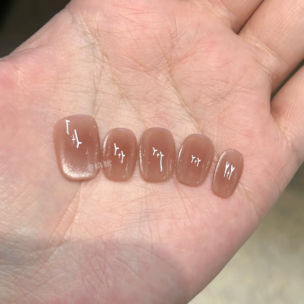 Beetle Nails Handmade Naked Skin Water Feeling Glass Beads Wearing Armor