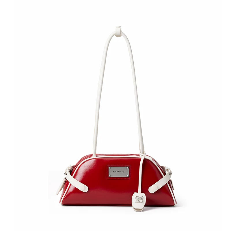 SmoSmos Original Design Bowling Leather Bag