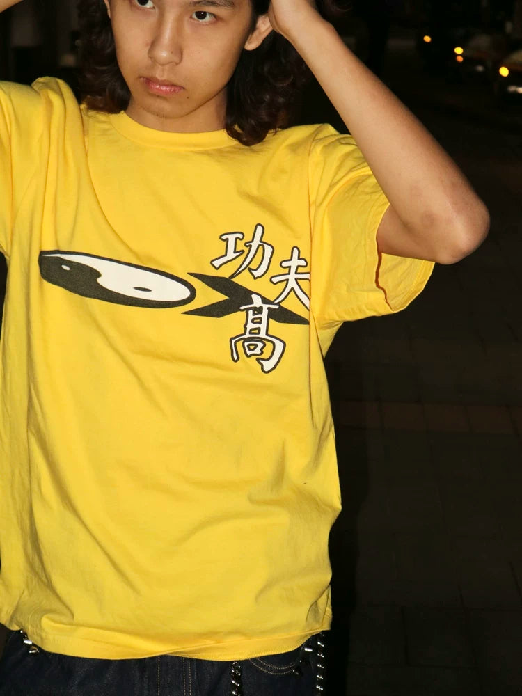 OXXO Retro Tai Chi Printing Casual Tee