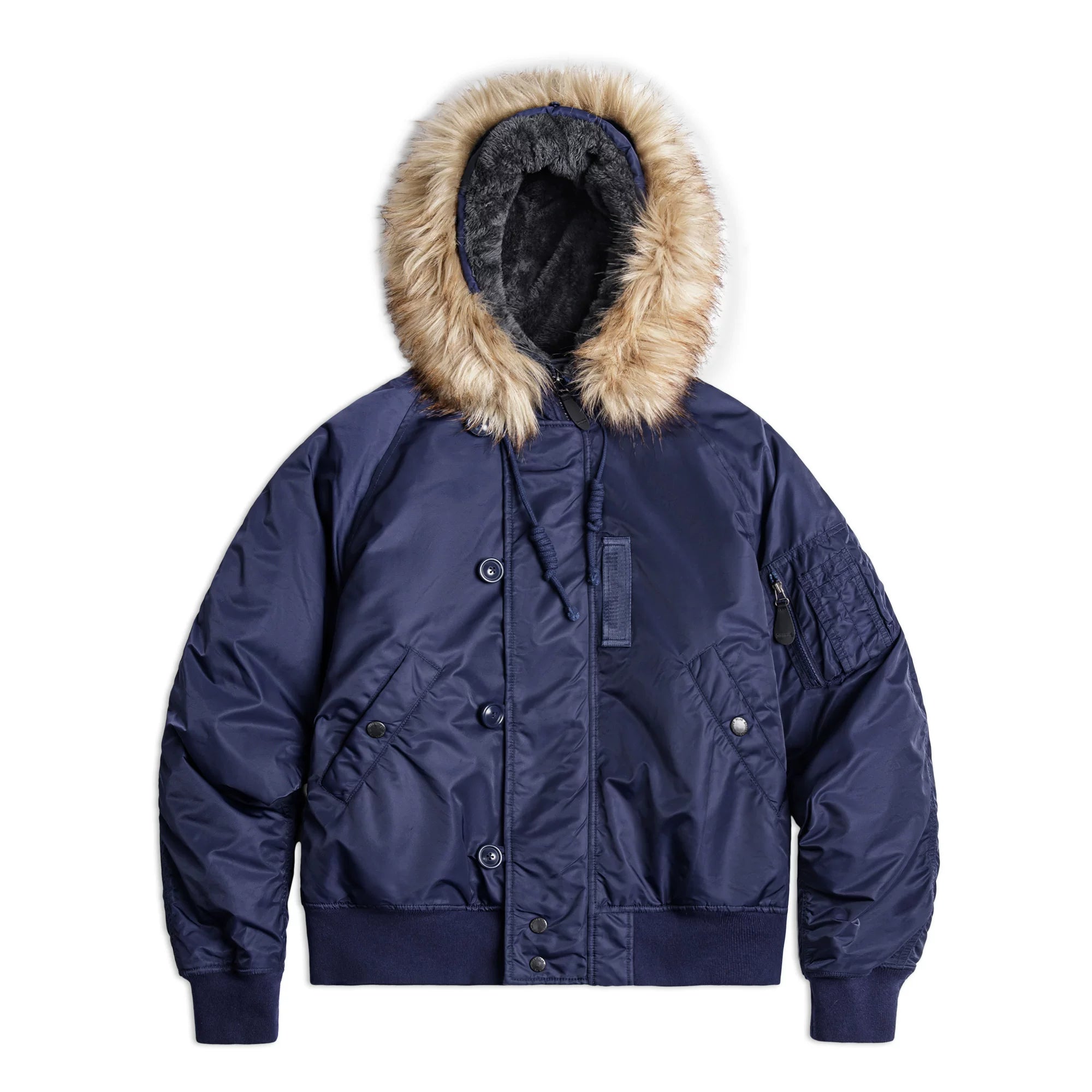 Madden Vintage N2A Fur Collar Short Jacket