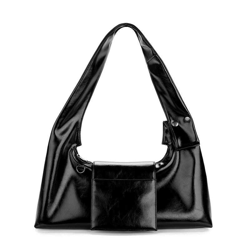 JANDRESS Rivet Shoulder Armpit Messenger Bag