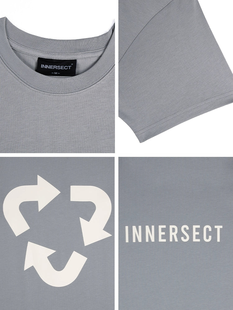 INNERSECT Trendy Brand Letter Versatile Loose Tee