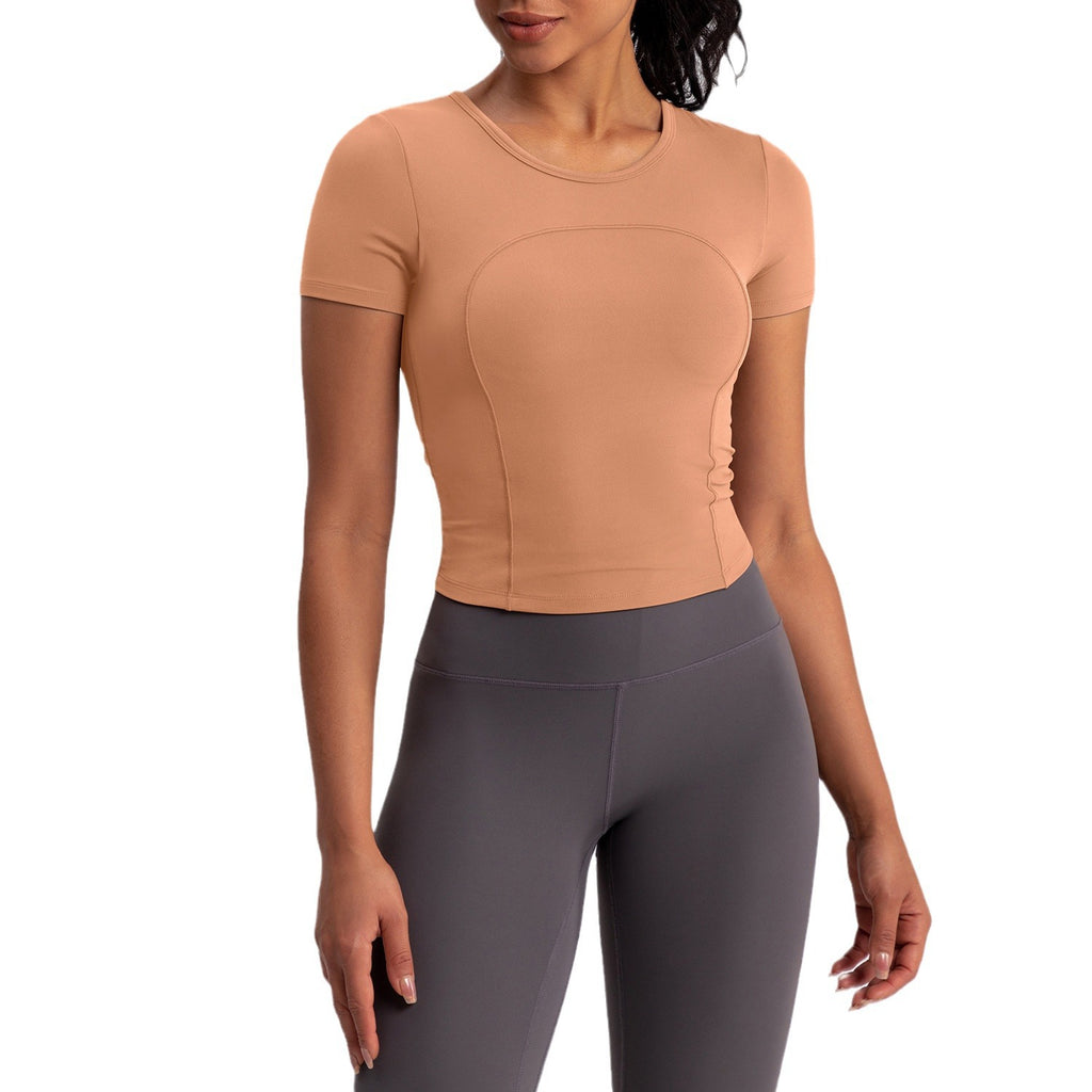 Athena Lulu with Chest Pad Nude Tee