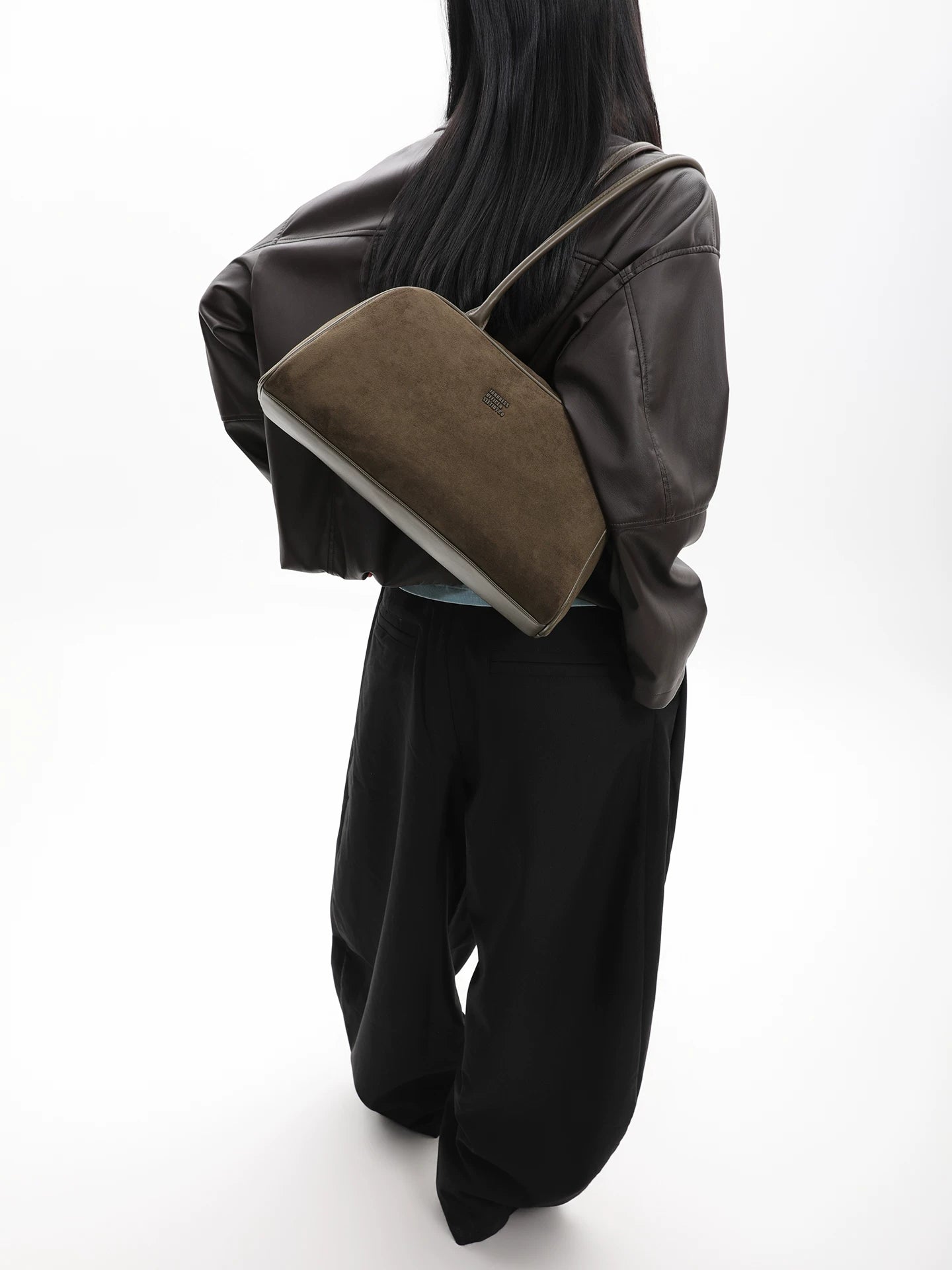 JANDRESS Suede Simple Shoulder Bag
