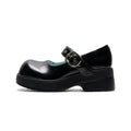 Donkey Thick-soled Sweet Little Leather Shoes