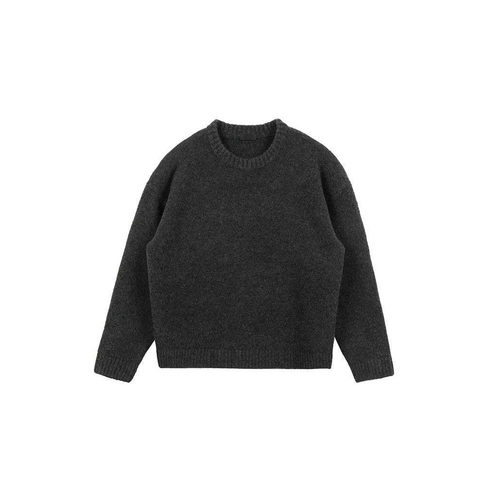 Plus No Logo Easiest for Matchloose Round Neck Sweater