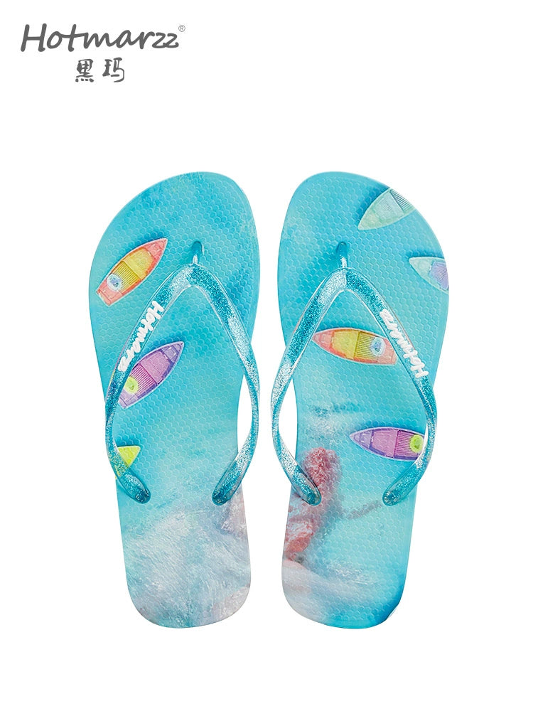 Hotmarzz Fashion Non-slip Outdoor Plywood Slippers