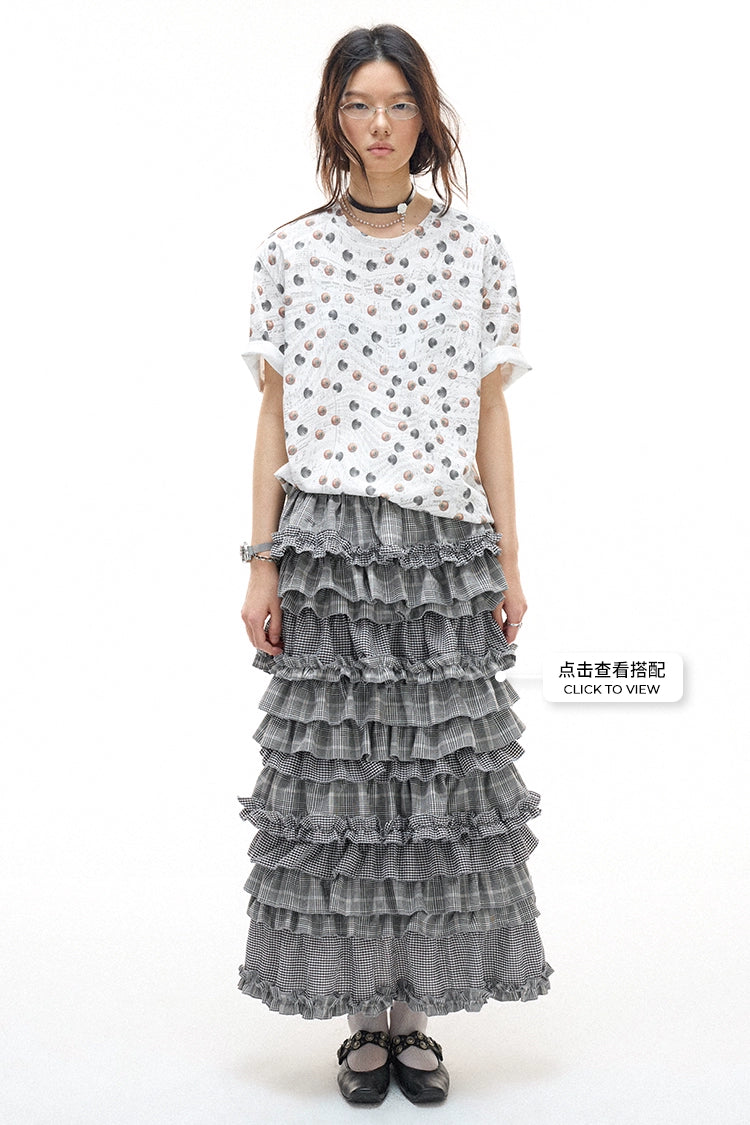 PHYS Cool Feeling Full Print Eye Piece Splicing Tee