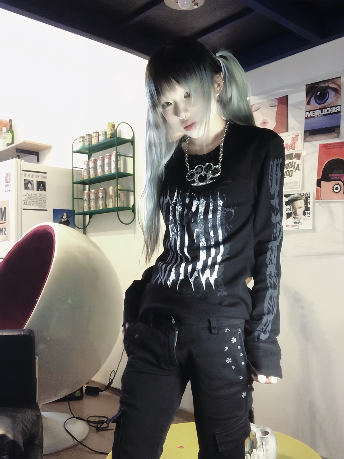 WETBODY Subculture Gothic 260g Fitted Long-Sleeve Tee