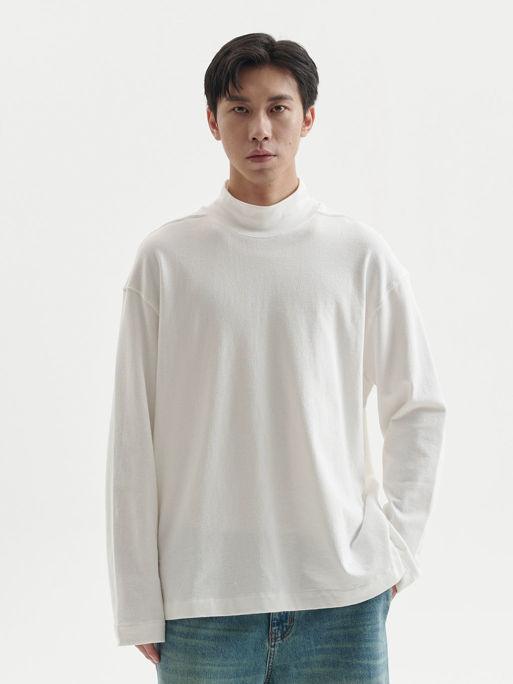 BUTTBILL Vintage Casual Simple Loose Long Sleeves