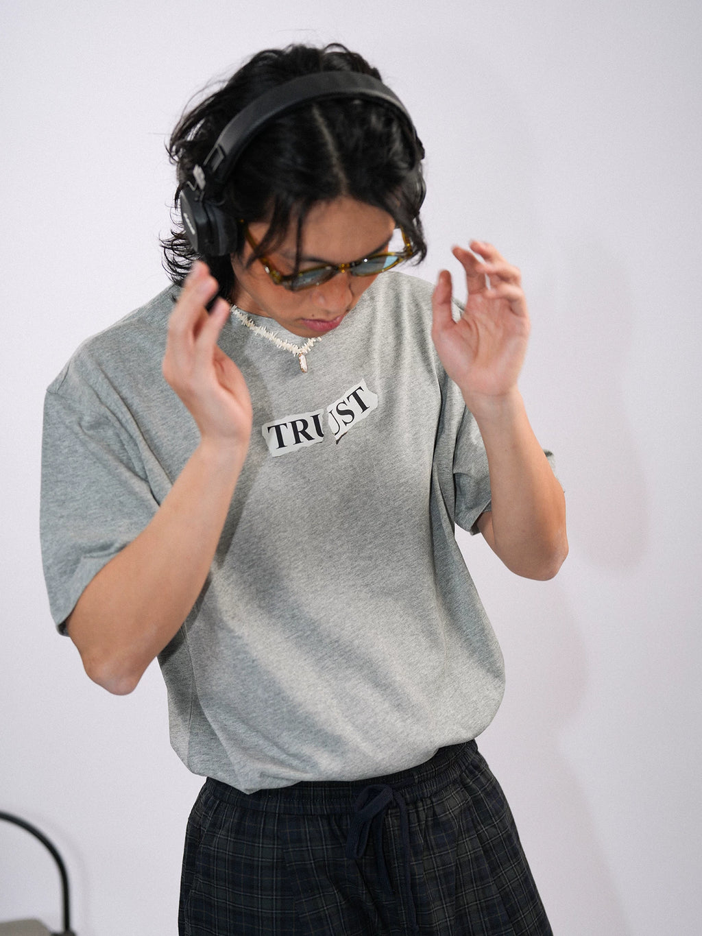 O3PARK Versatile Loose Text Printed Tee