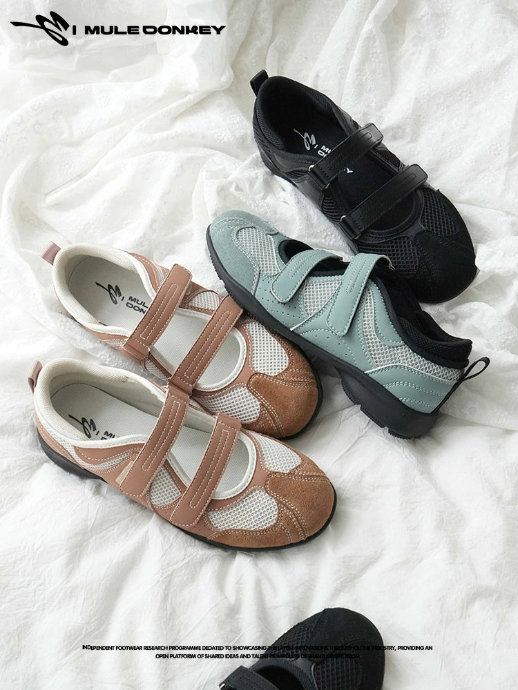 Donkey Casual Hollow Flat Bottom Shallow Mouth Single Shoes