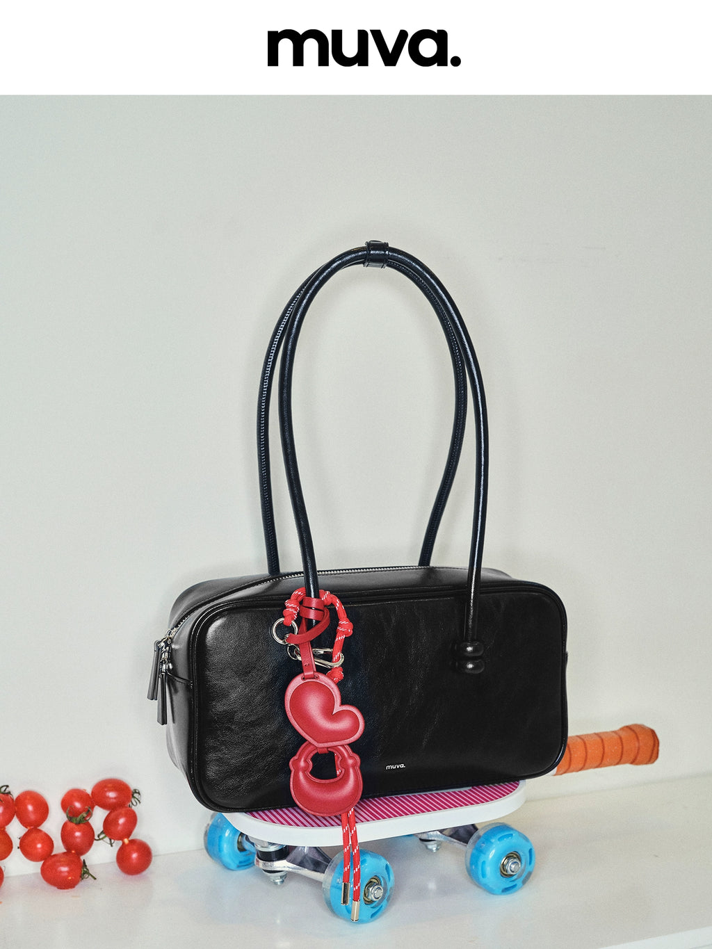 MUVA Cute Bead Bag Love Pendant