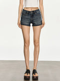 Anna Aneae High Waist Denim Shorts