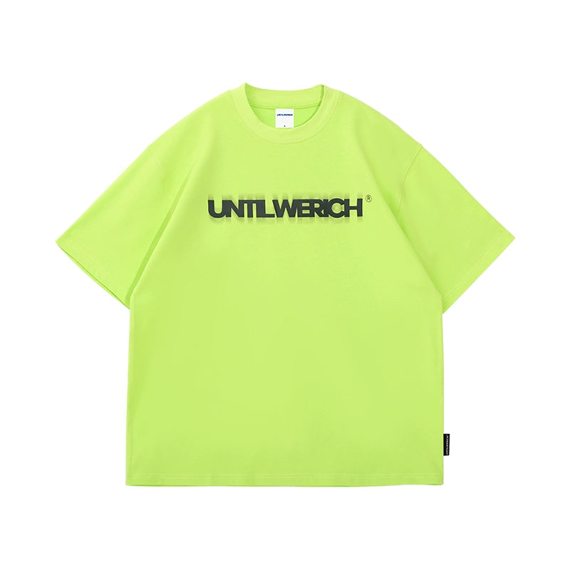 Untilwerich Crewneck Print Small Neckline Tee