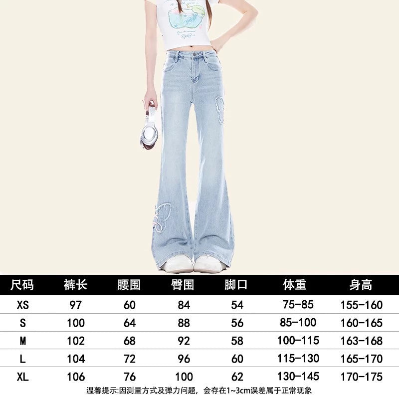 Zrsee Bow Strap Slightly Pulled Jeans