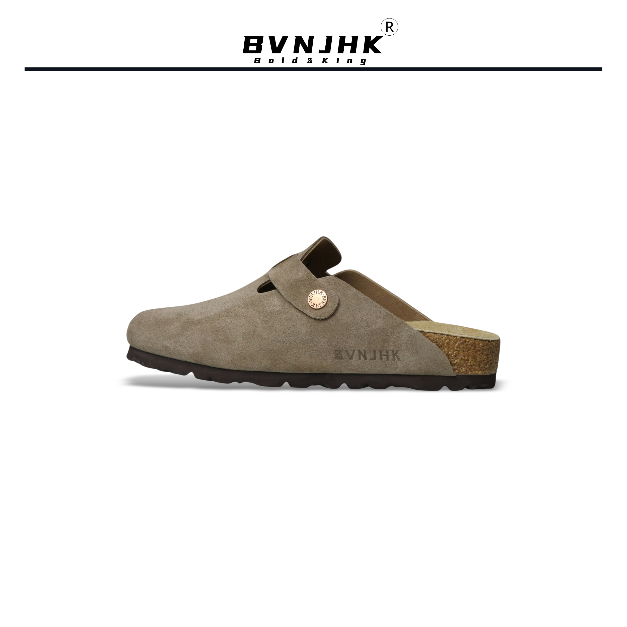 OQ X BVNJHK Grayish Green Clogs