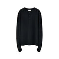 Slight Vogue Henry Collar Sun Embroidery Lightweight Long Sleeves