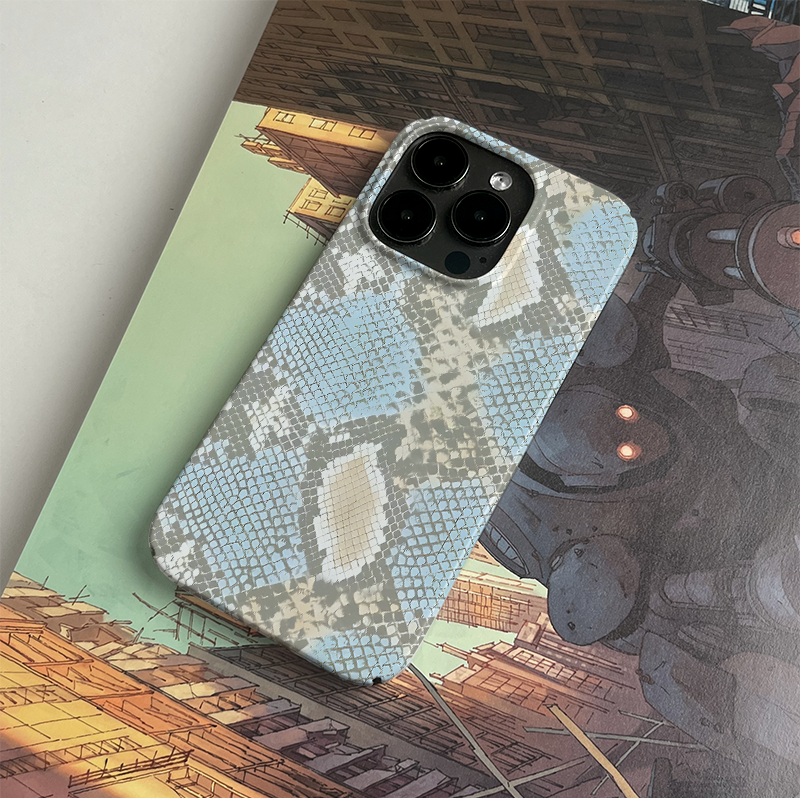 Pbcase Snake Pattern Elegant Niche Apple Phone Case