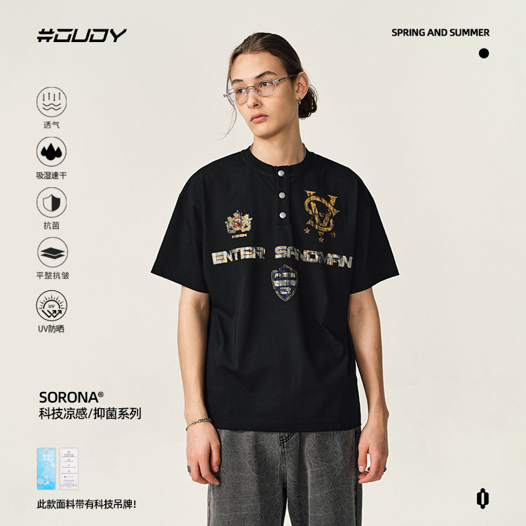 #OVDY 2025 Sorona Slack Henry Collar Tee