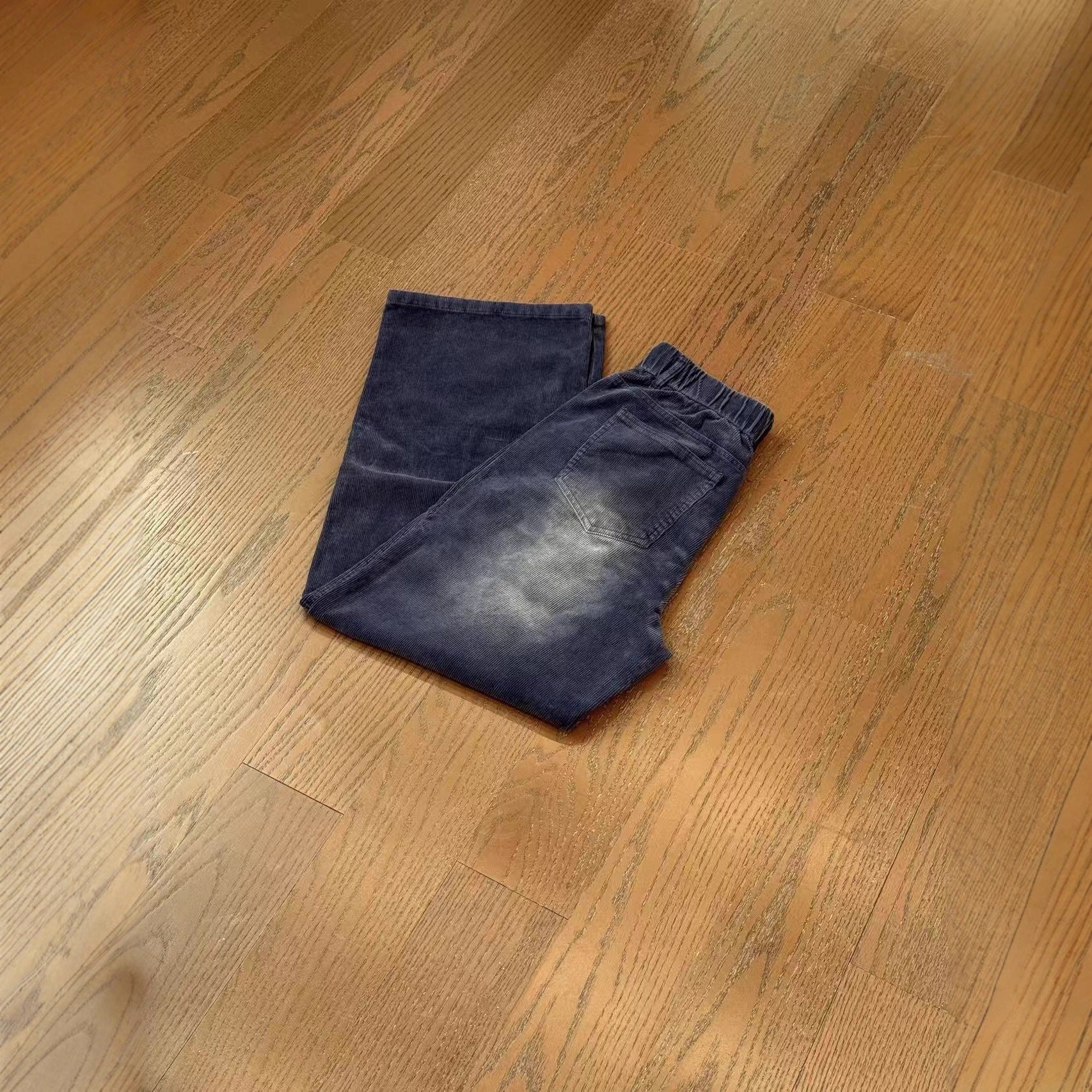 EME Vintage Straight Wide Leg Corduroy Casual Pants