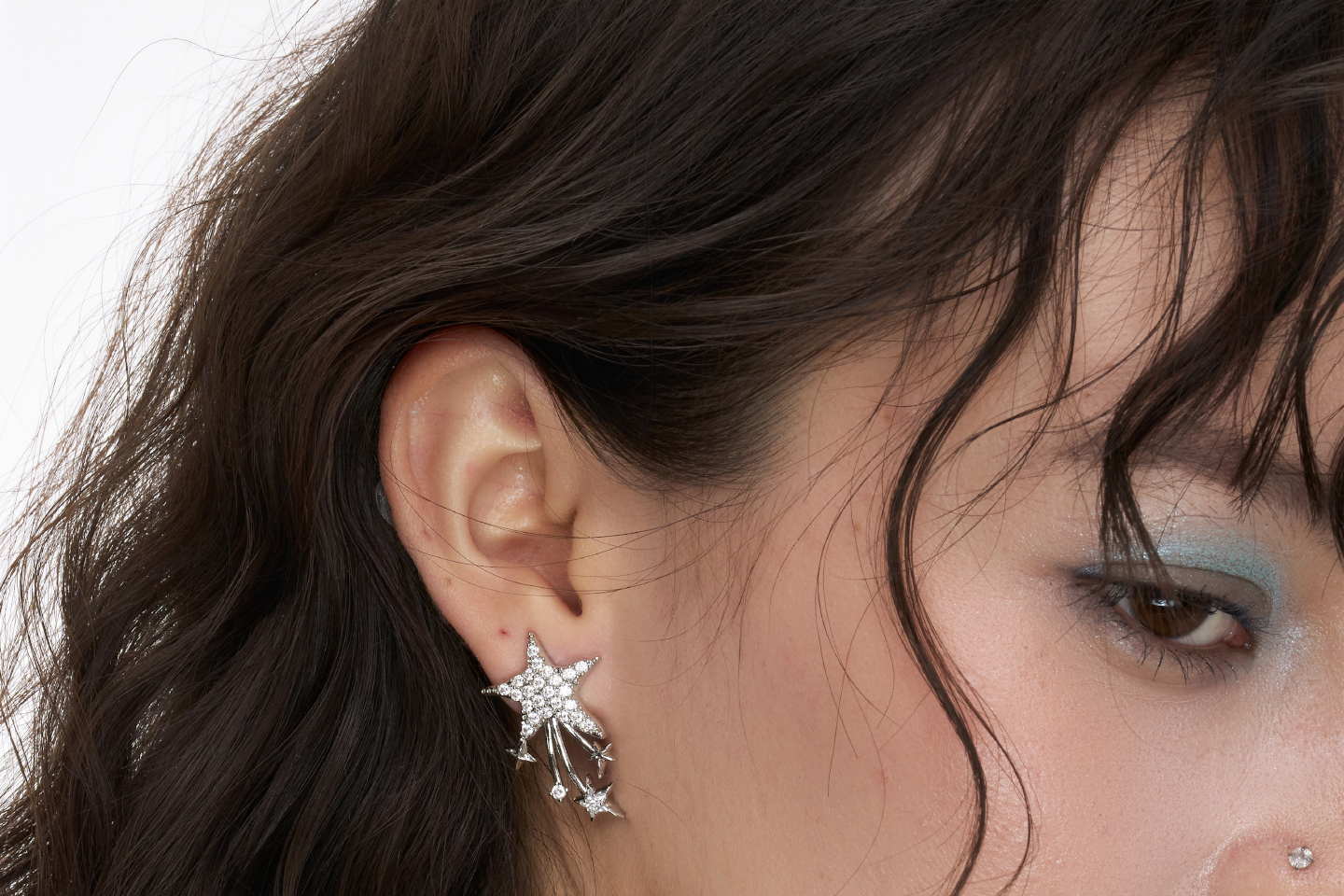 SUMIYAKI Premium Sense Flash Full Diamond Earrings