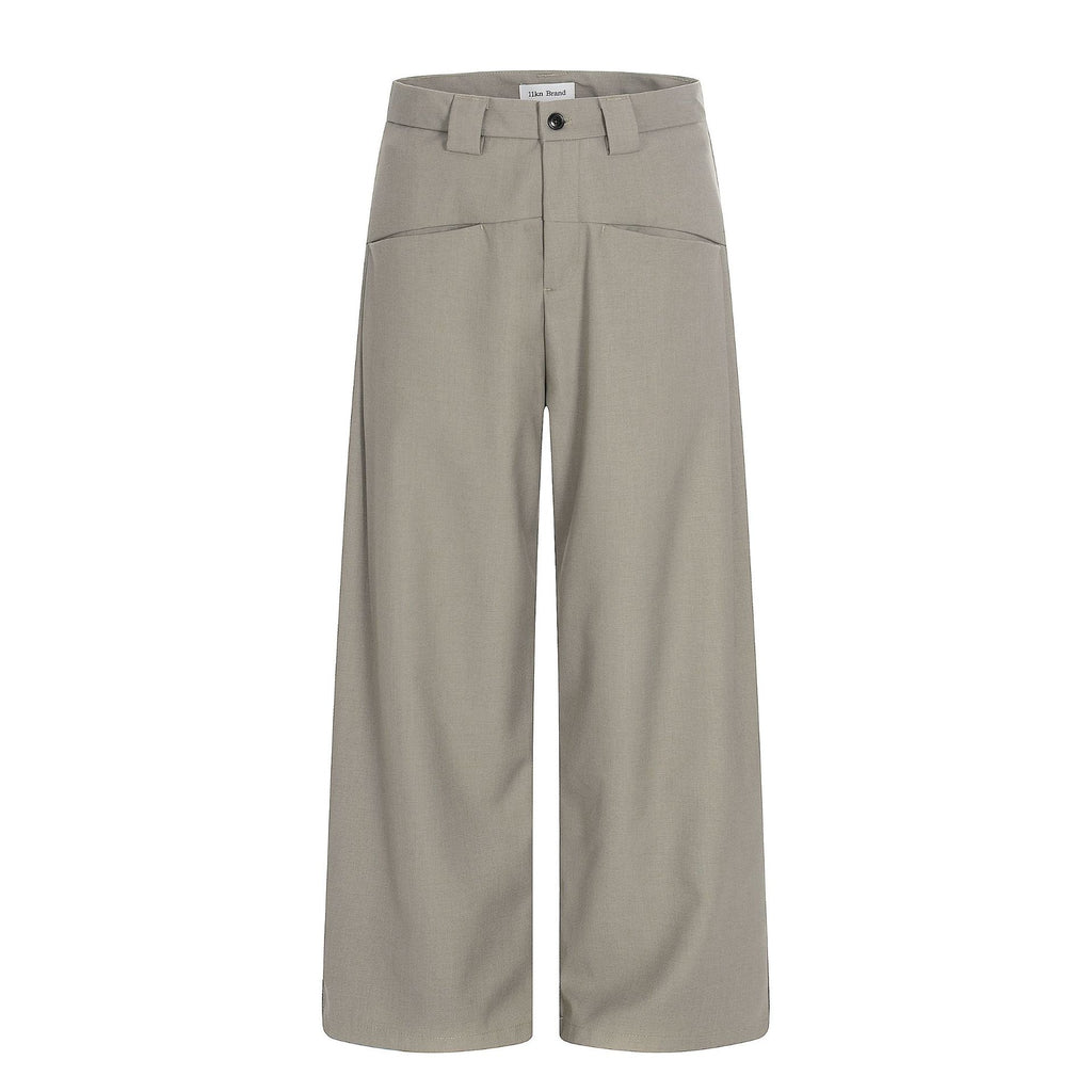 11KN Retro Premium Simple Straight Pants