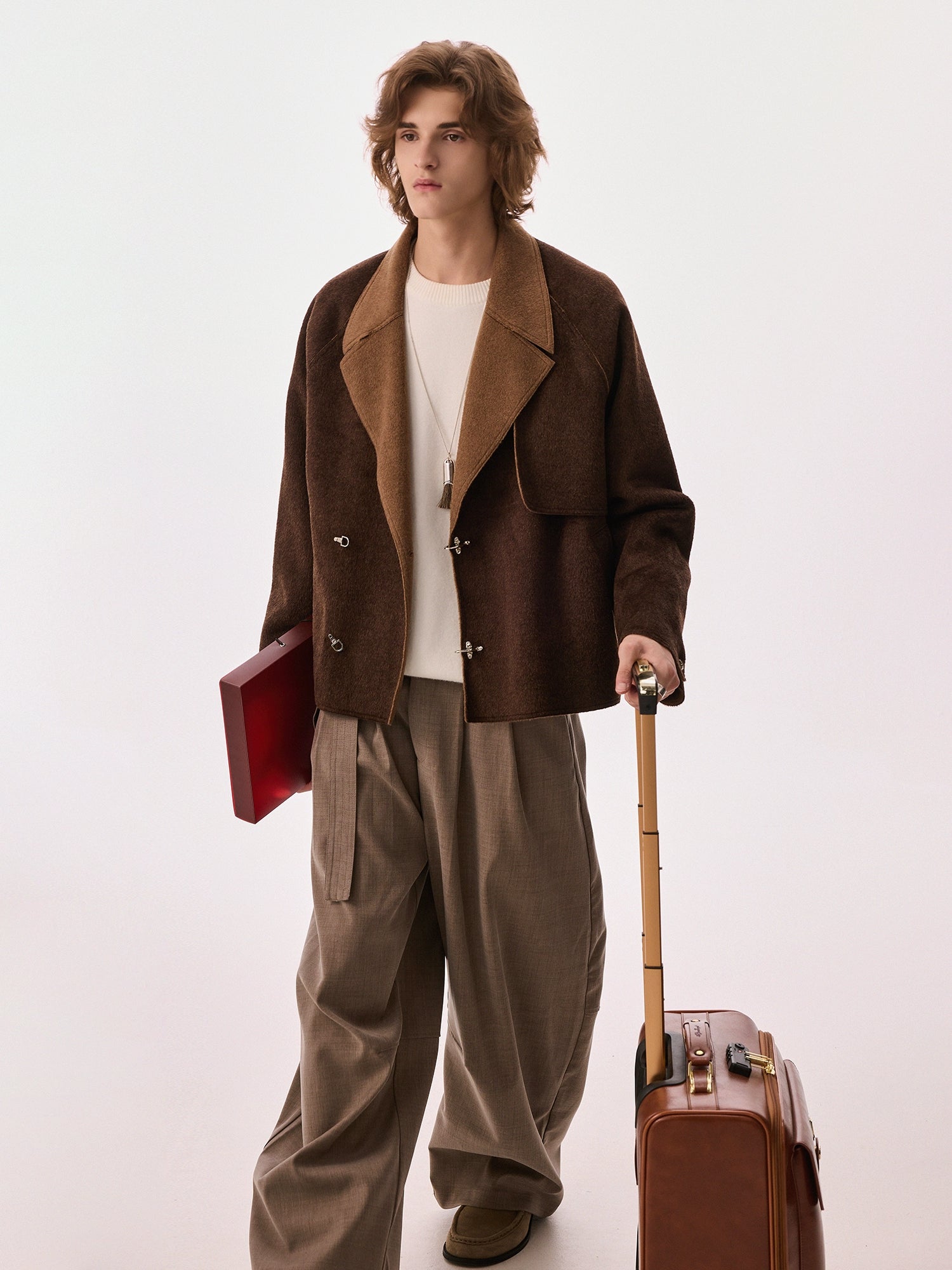 CHOR Premium Retro Short Double-sided Woolen Jacket