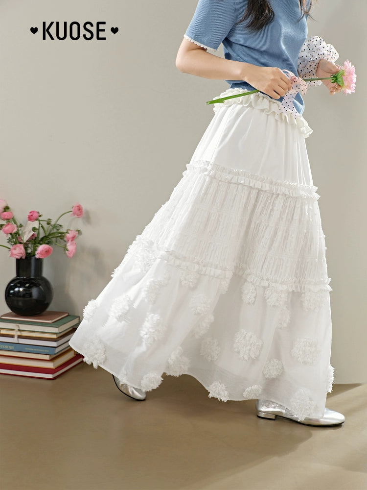 Kuose Puff Cake Skirt