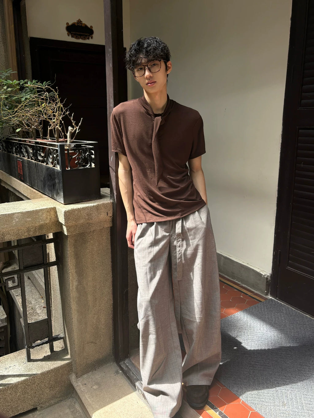 Slight Vogue Retro Casual Versatile Tee