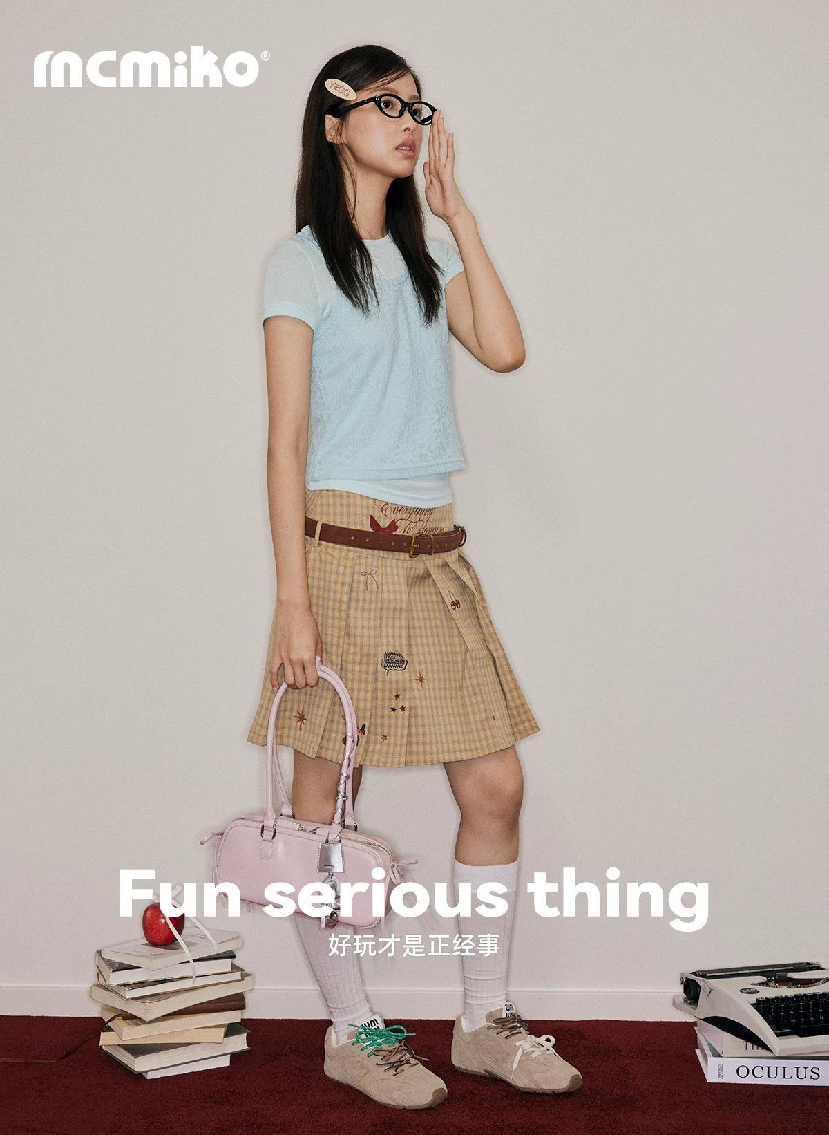 Mcmiko Leather Underarm Shoulder Handbag