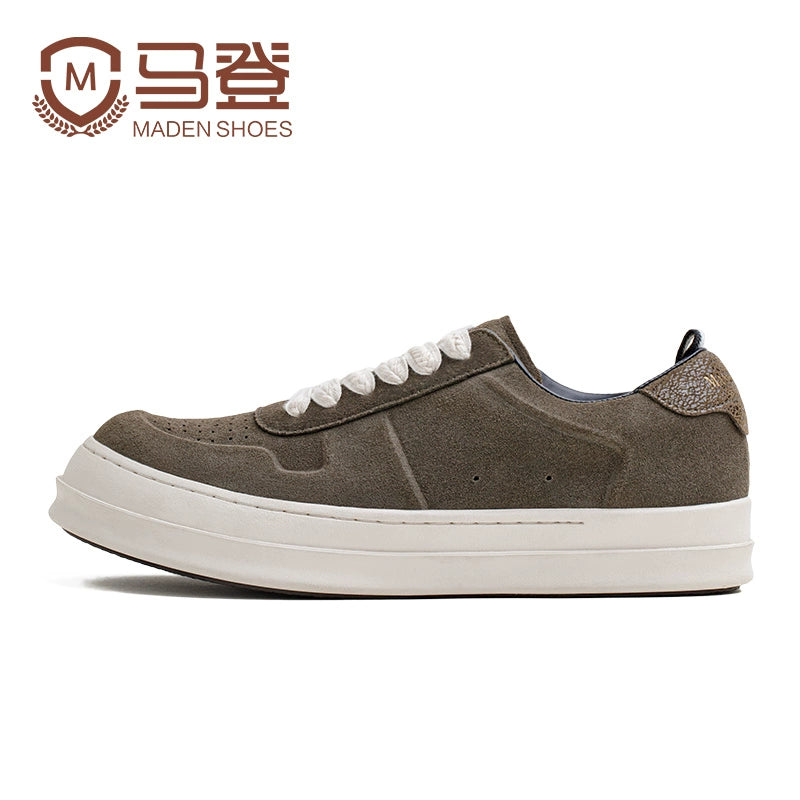 Madden thick-soled upturned leather board shoes