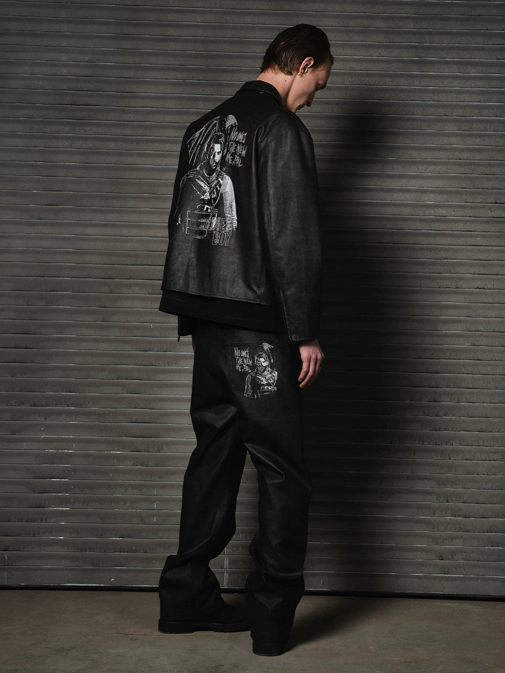 WHOOSIS Versatile Casual Leather Pants