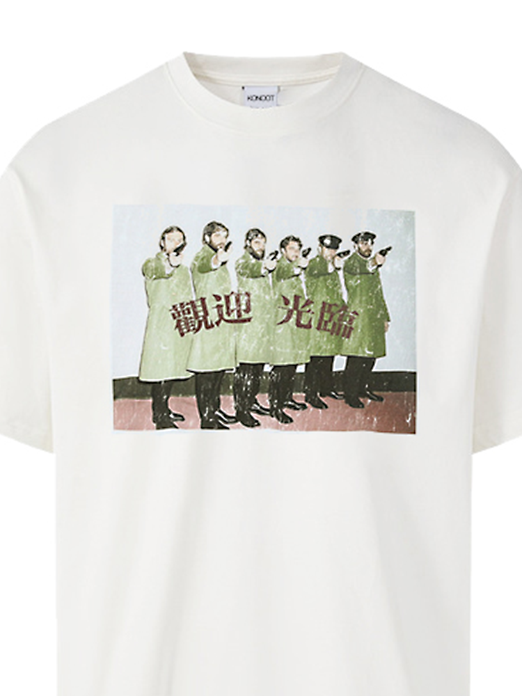 [KONOOT] 25SS (Parody series) "Welcome" BoxyFit * 280G ice-feeling Tee