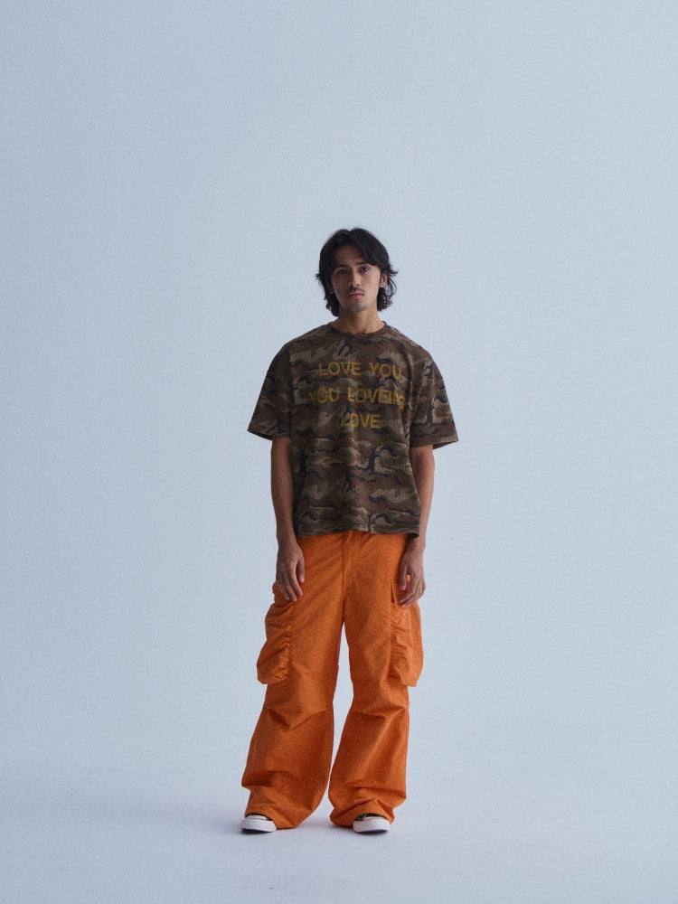 LIBERAFIT Camouflage Waffle Crew Neck Tee