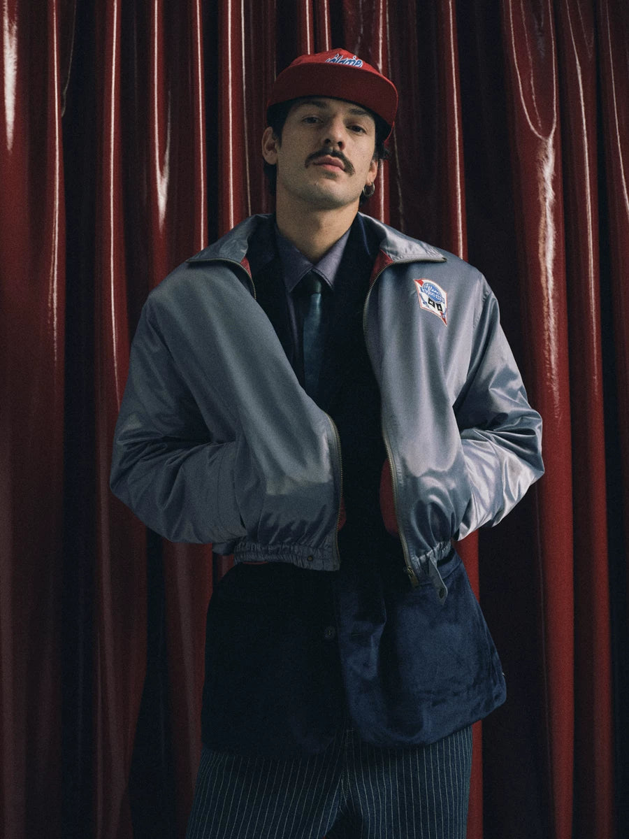 TREclub Premium Sense Glossy Embroidered Patch Jacket