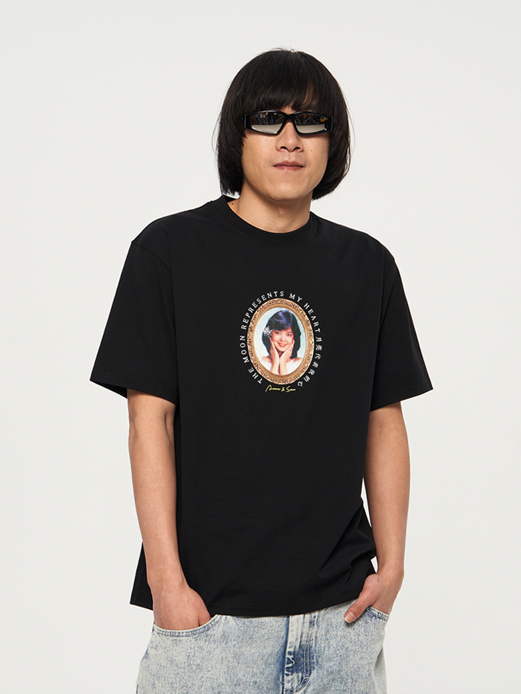 AVENUESON Portrait Commemorative Skateboard Casual Tee