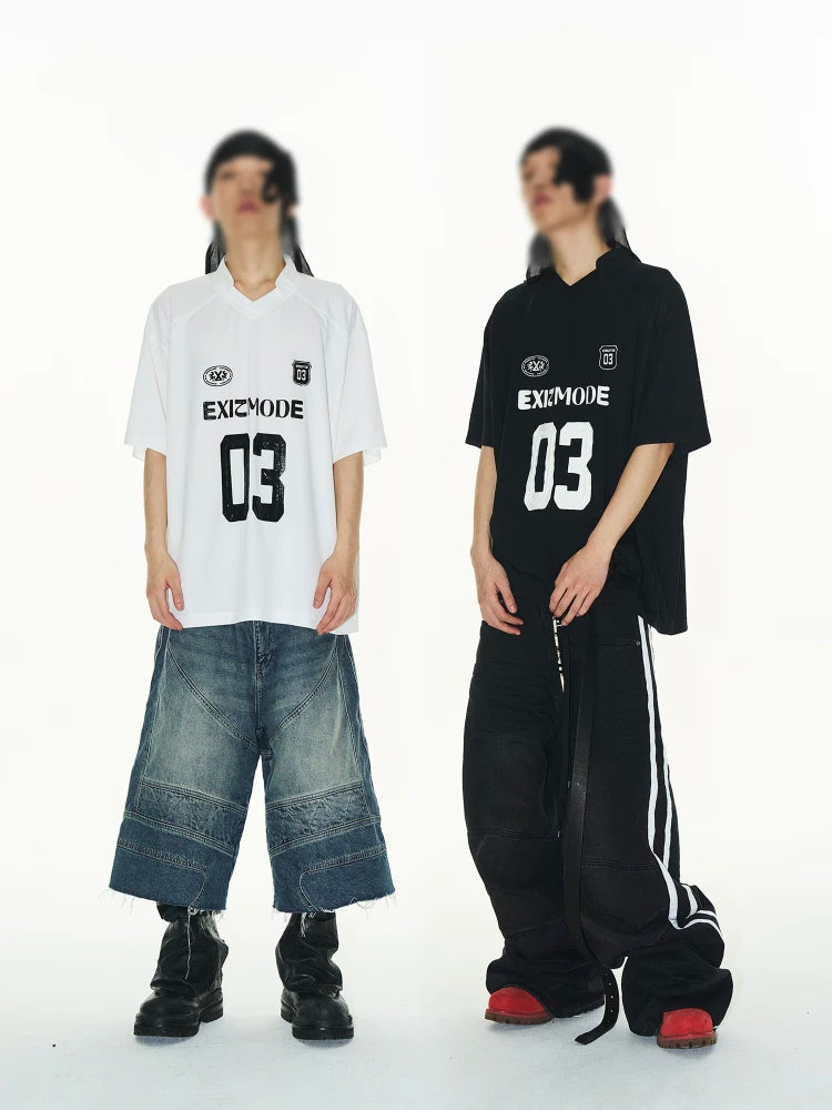 BLINDNOPLAN Vintage Striped Casual Tee